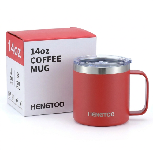Wholesale Stainless Steel 14oz Coffee Mug Durable Insulated Thermal Mug for Home Office Cafe and Outdoor Activities