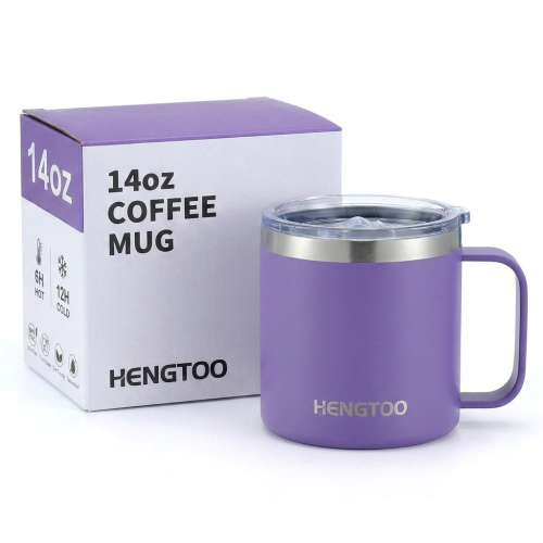 Wholesale Stainless Steel 14oz Coffee Mug Durable Insulated Thermal Mug for Home Office Cafe and Outdoor Activities