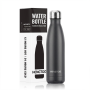 Portable Lightweight 500ml Vacuum Flask Cola Style Stainless Steel Insulated with Lid and Cleaning Brush for Camping and Travel