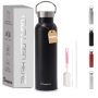 Camping Promotional Sports Thermos Custom Stainless Steel Water Bottle with Hanger
