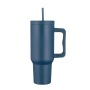 New Arrival 304 Stainless Steel Cartoon Straw Mug 40oz Vacuum Insulated Portable Handle Large Capacity BPA Free Party Outdoor