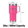 Fashion American Style Minimalist Stainless Steel Vacuum Insulated for with BPA Free for Daily Hydration