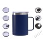 Hot Sale 12oz Insulated Vacuum Stainless Steel Coffee Mug Tumbler with Handle Portable for Travelling