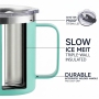 12oz Vacuum Insulated Stainless Steel Coffee Mug with Handle and Lid for Car Travel Office