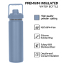 Hot Sale 1000ml 12-24hr Thermal Insulation Portable Design Stainless Steel Vacuum Insulated Thermos Flask  for Outdoor Use
