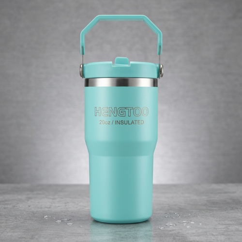 Vacuum Thermoses Handle Lid Stainless Steel Double Wall BPA Free 20oz 12-24hr Thermal Insulation for Backpacking Camping Outdoor