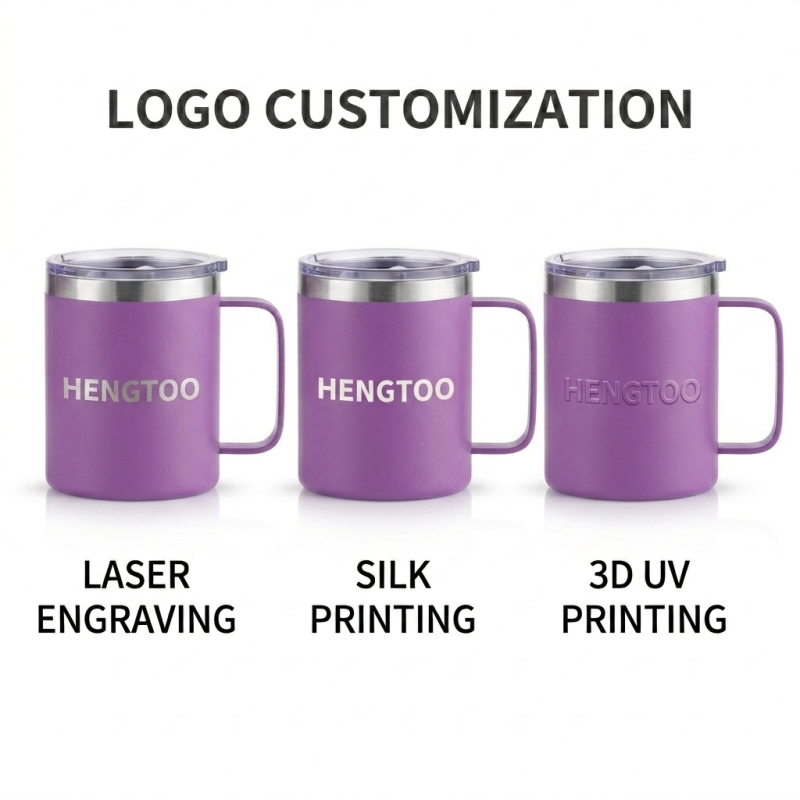 Premium 304 Stainless Steel Coffee Mug 12oz Thermal Mug Leakproof Insulated Travel Mug for Car Coffee