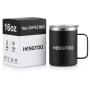 Reusable Stainless Steel Vacuum Insulated Travel Mug with BPA Free Design for Camping and Office Use
