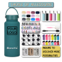 Custom Gym Water Cup Bottle Leak-Proof Double-Walled Insulation 304 Stainless Steel Straw Spout Lid Stainless Steel Tumblers