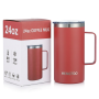Premium Classic Stainless Steel Vacuum Insulated Travel Mug Leakproof Design for Camping and Outdoor Use