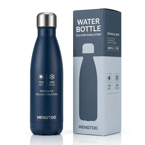 Wholesale Custom Logo 500ml Cola Style Bottle Vacuum Flask Stainless Steel Insulated Camping Large Capacity for Gifts