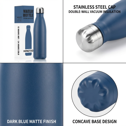 Wholesale Custom Logo 500ml Cola Style Bottle Vacuum Flask Stainless Steel Insulated Camping Large Capacity for Gifts