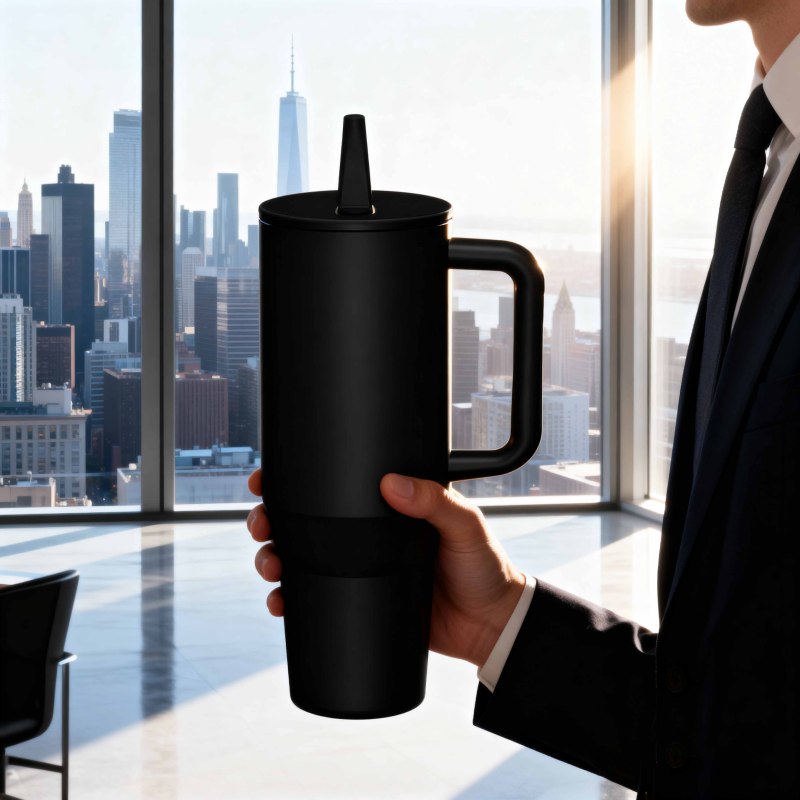 40oz Modern Tumbler with Handle