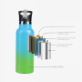 17oz Internal and external 304 stainless steel insulated bottle 