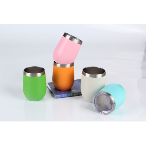 12oz Double Wall Stainless Steel Cup for Hot and Cold Drinks