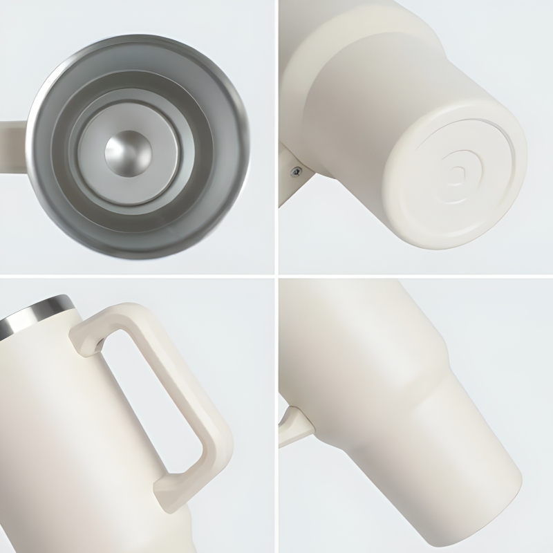 Bulk Buy 40oz Insulated Tumbler with Handle, Private Label OEM Stainless Steel Travel Mug, Professional 40 oz Vacuum Cup Supplier - HENGTOO