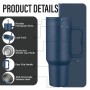 Wholesale 40oz Tumbler with Handle and Straw, Multi-Color Custom Logo Double Wall Insulated Travel Mug, 40 oz Stainless Steel Cup Manufacturer - HENGTOO