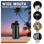 School Bulk 12oz Kids Water Bottle with Straw Lid and Handle, Custom Logo 12 oz Children Insulated Bottle Supplier, Private Label Stainless Steel Cup - HENGTOO