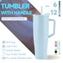 Retail-Ready 40oz Tumbler with Handle & Gift Box, 6-Color Pastel Stainless Steel Travel Mug for Branding, OEM 40 oz Insulated Cup Manufacturer - HENGTOO