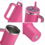 Custom 40oz Tumbler Manufacturer, OEM ODM Stainless Steel Travel Mug with Handle, Sample Available Insulated Cup Factory - HENGTOO
