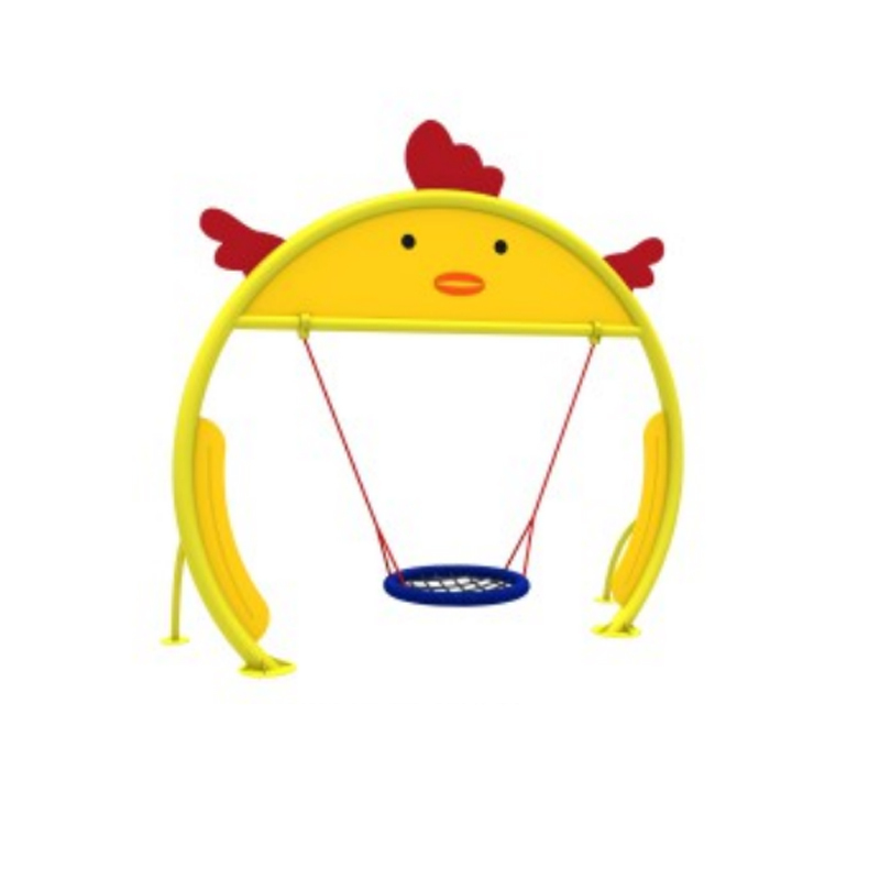 Outdoor Children's Playground Amusement Equipment Custom Sale, Latest Outdoor Cartoon Swing Suitable for Children and Adults