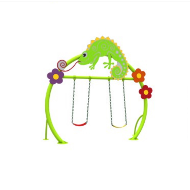 Outdoor Children's Playground Amusement Equipment Custom Sale, Latest Outdoor Cartoon Swing Suitable for Children and Adults