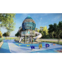 Marine Series of Children's Slides Outdoor Safety Plastic Slides Multicombination Children's Slide Outdoor Playground
