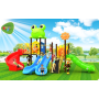 Kindergarten Slide Little Doctor Slide Small Outdoor Children's Play Equipment Plastic Slide Outdoor Play