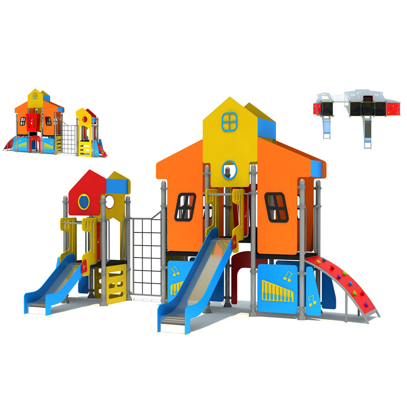 Customized Huge Kids Outdoor Stainless Steel and Nylon Slide Entertainment Equipment Amusement Park Slide