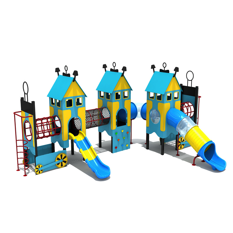 Customized Huge Kids Outdoor Stainless Steel and Nylon Slide Entertainment Equipment Amusement Park Slide