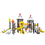 Custom Outdoor Children's Playground with Slide Small Climbing Wall, Children's Outdoor Play Equipment Factory Price Sale