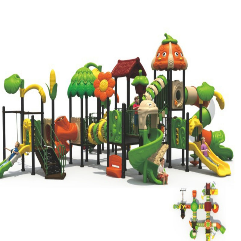 Large Outdoor Slide Customized Colorful Commercial Outdoor Children's Garden Playground Outdoor Playground
