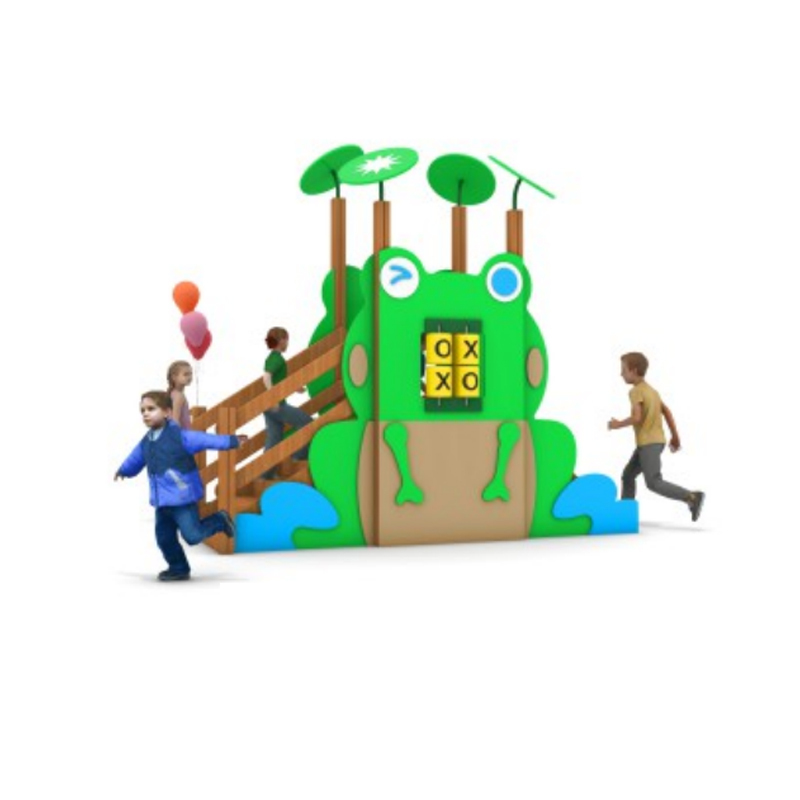 Hot-selling Latest Giraffe-shaped Outdoor Playground with Slide, Climbing Net, and Small Climbing Outdoor Children's Play Area