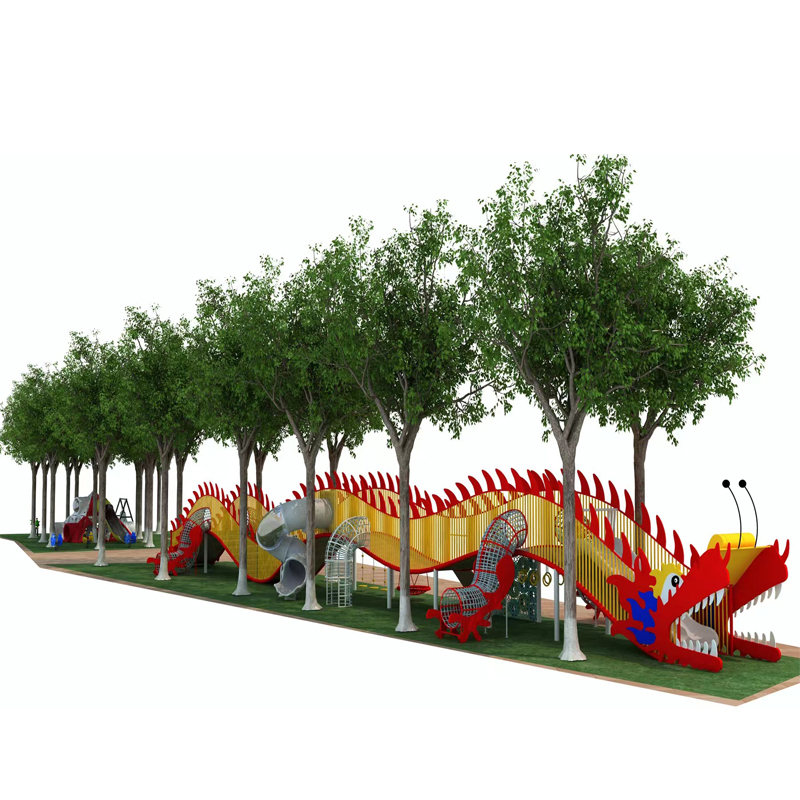 Custom Stainless Steel Slide Outdoor Playground Children Slide Kids Amusement Park