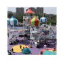 Adult & Kids Stainless Steel Slip and Slide Tube Spirals Play House with Big Playground for Amusement Park Rides
