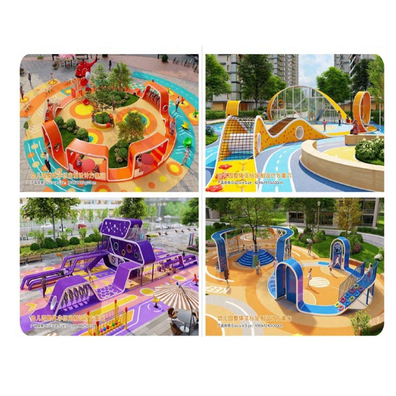 Stainless Steel Non-Standard Slide for Outdoor Playground Equipment for Large Small Parks Scenic Areas  Non-Powered