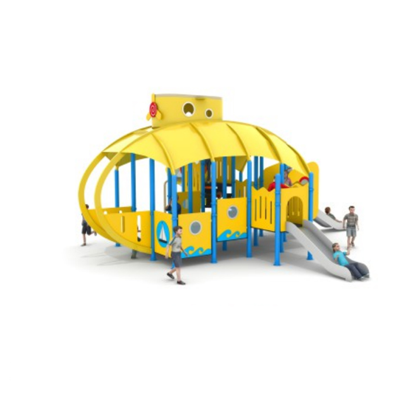 Compact Submarine Series Outdoor Small Playground, Outdoor Kids Play Area, Manufacturer Selected Materials, Quality Assurance