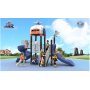 Multifunctional Outdoor Playground Set New Design Swing Plastic Slide for Park Trampoline Park Shopping Mall