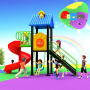 Kindergarten Slide Set Outdoor Medium-Sized Plastic Toy Park Community Outdoor Play Equipment