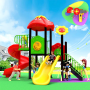 Kindergarten Slide Set Outdoor Medium-Sized Plastic Toy Park Community Outdoor Play Equipment