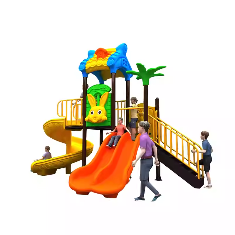 Little Doctor Kindergarten Children's Toy Set Slide Large Outdoor Equipment Amusement Park Equipment Factory Direct Sale