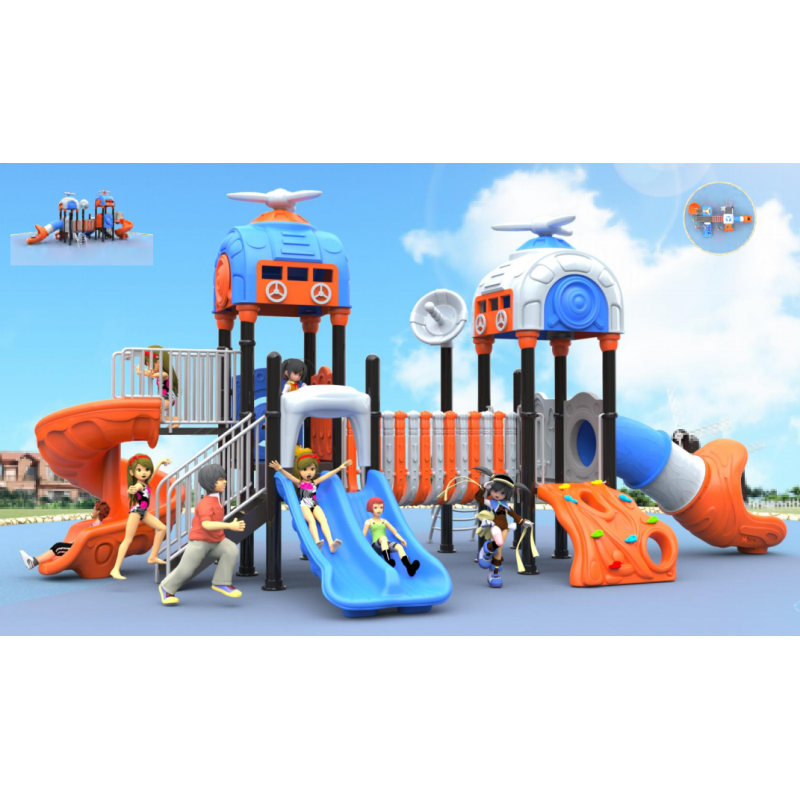 Outdoor Large Slide Amusement Equipment Customized Combination Slide Kindergarten Large Toy
