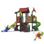 Outdoor Community Playground Equipment Outdoor Kindergarten Large Slide Combination Toys Swing Children's Slide Climbing Ladder