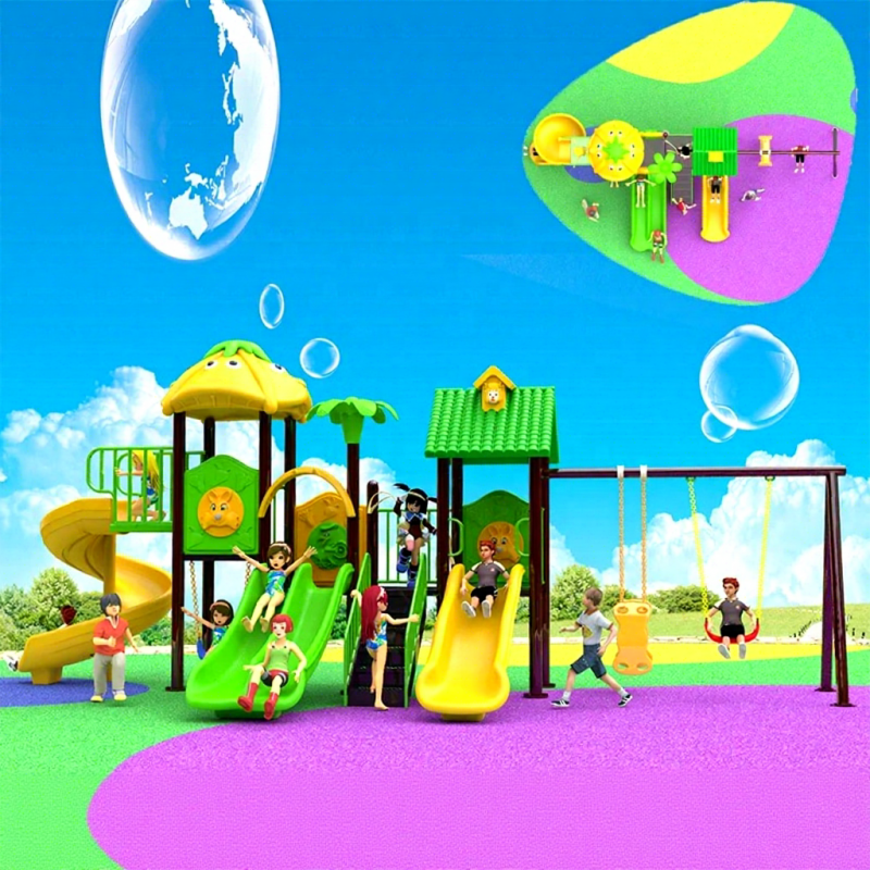 Outdoor Slide Swing Combo Slide Equipment Kindergarten Community Climbing Frame Slide Facility