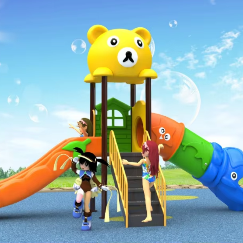 Children's Slide Outdoor Play Equipment Large Slide for Kindergarten, Community, Square, Park, and Home Use
