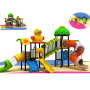 Popular Small Train Shaped Outdoor Children's Playground Amusement Facility for Sale, Suitable for Children's Outdoor Activities
