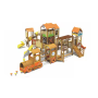 Popular Small Train Shaped Outdoor Children's Playground Amusement Facility for Sale, Suitable for Children's Outdoor Activities