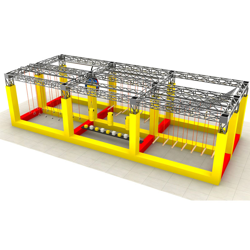 Ninja Warrior Obstacle Training Steel Frame Truss Climbing Challenge Facility Comprehensive Physical Fitness Park