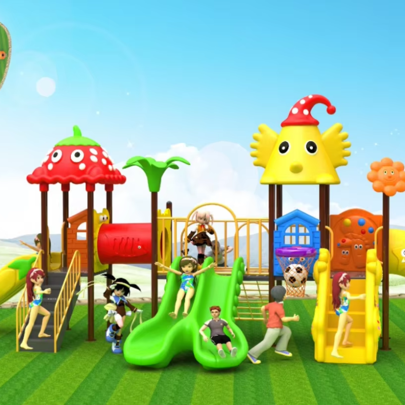 Outdoor Playground Slide Plastic Children's Play Equipment Children's Plastic Outdoor Slide