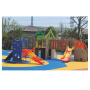 Popular Outdoor Playground Latest Style, Children's Outdoor Leisure Play with Multi-Functional Corner Area, Factory Direct Sale